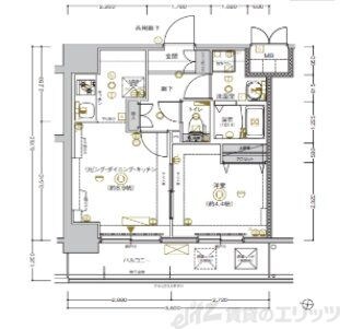 CREST TAPP新大阪の物件間取画像