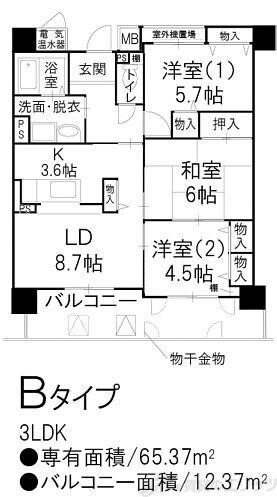 カサ・エスペラールの物件間取画像