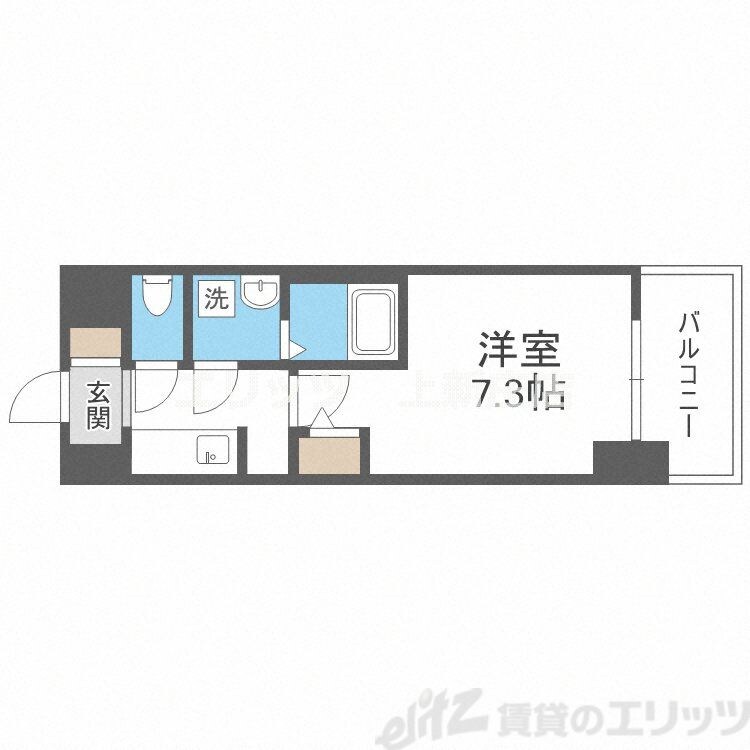 LaDouceur西天満の物件間取画像