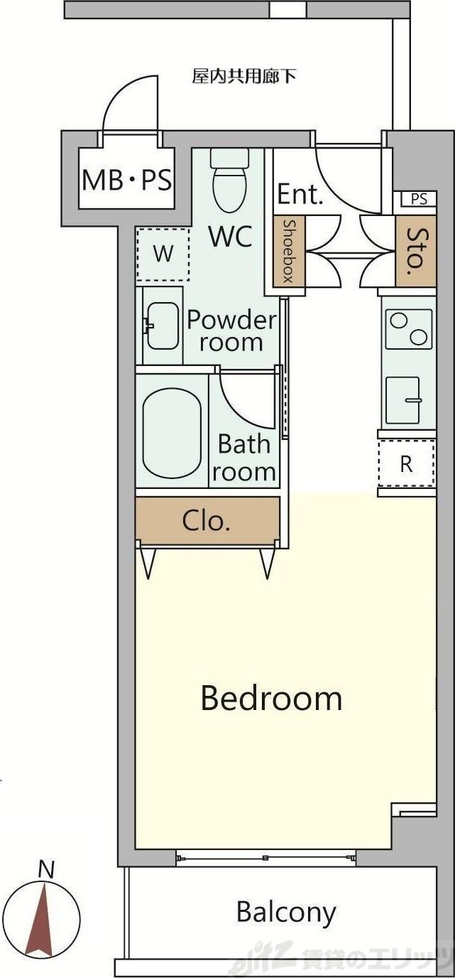 マインズ・コム高槻天神の物件間取画像