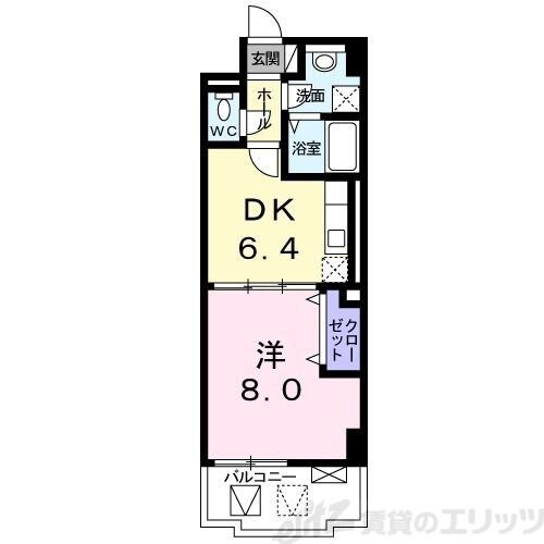 ハックベリー茨木南の物件間取画像