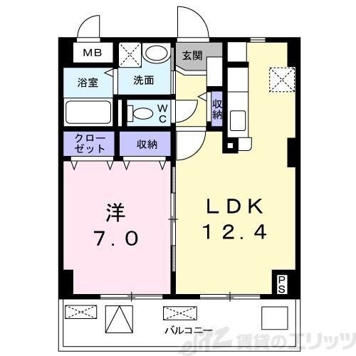 Fiore水無瀬の物件間取画像