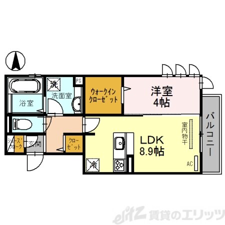 セリューアグレアブルの物件間取画像