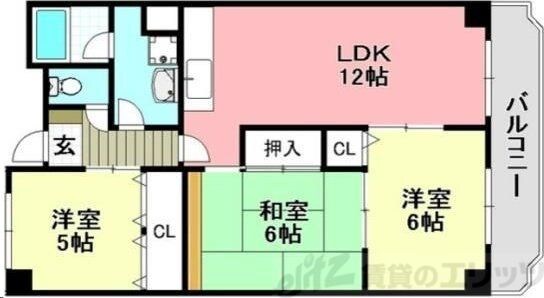 第二ドゥエルなかせいの物件間取画像