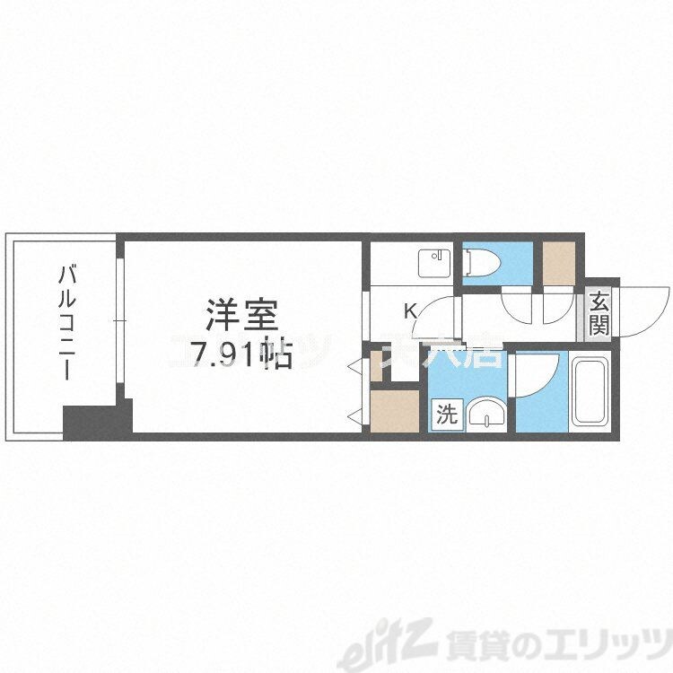 グランシス江坂の物件間取画像