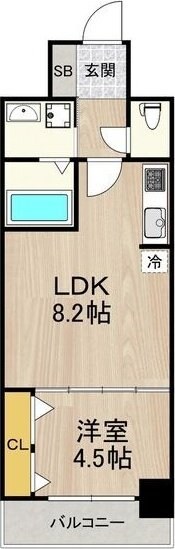 セノアタワー新大阪の物件間取画像