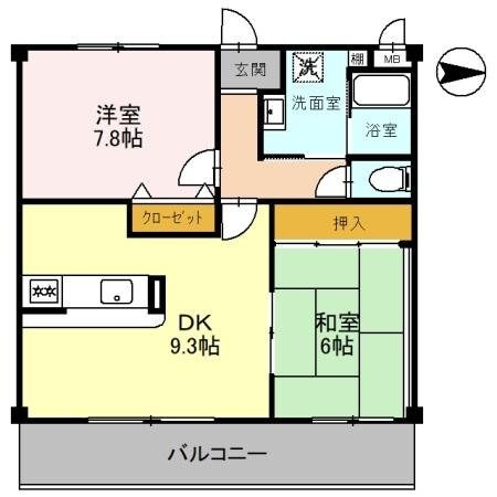 ソレーユ関西の物件間取画像