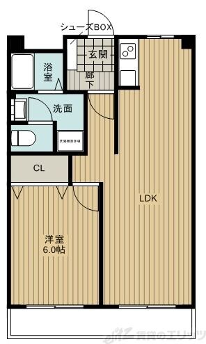 パークハイツミシマの物件間取画像