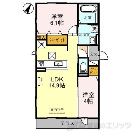 エスペランサの物件間取画像