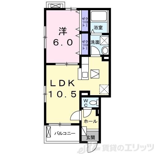 ブロスタ真砂の物件間取画像