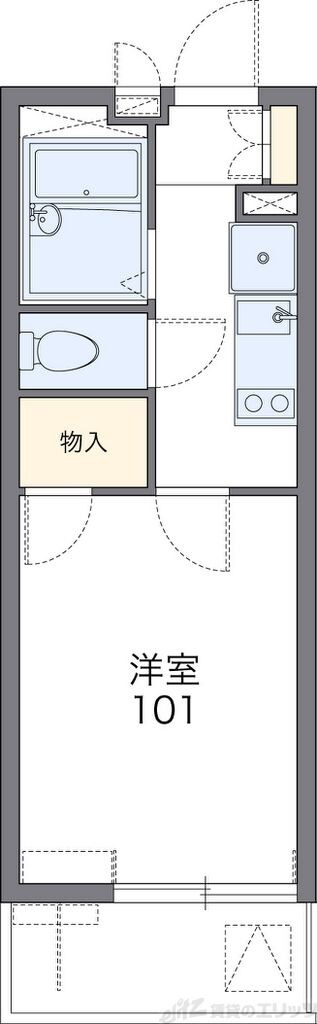 レオパレスJN Aの物件間取画像