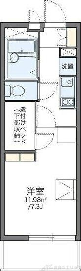 レオパレスグリチネの物件間取画像
