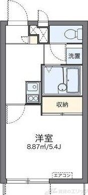 レオパレスウィンゴの物件間取画像