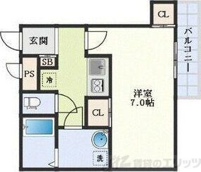 AILE柴島の物件間取画像