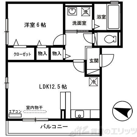 エル プエンテIIの物件間取画像