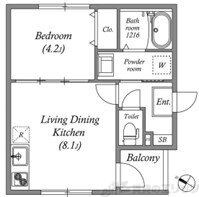 ハーモニーテラス末広町の物件間取画像