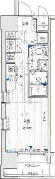 エスリード御堂筋梅田の物件間取画像
