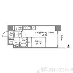 セレーノ南森町の物件間取画像