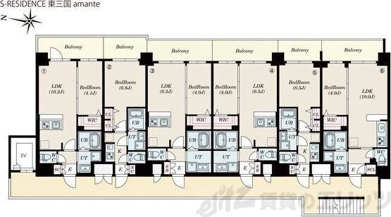S-RESIDENCE東三国amanteの物件内観写真