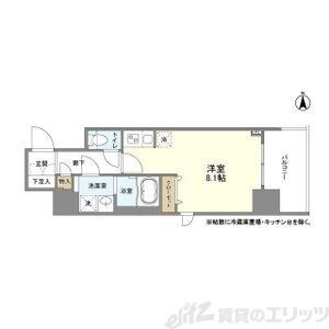 BPRレジデンス江坂の物件間取画像