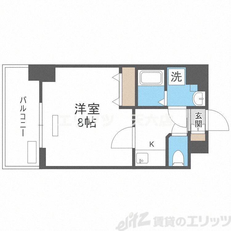 プレサンス梅田の物件間取画像