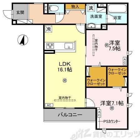 ロンジェヴィータの物件間取画像