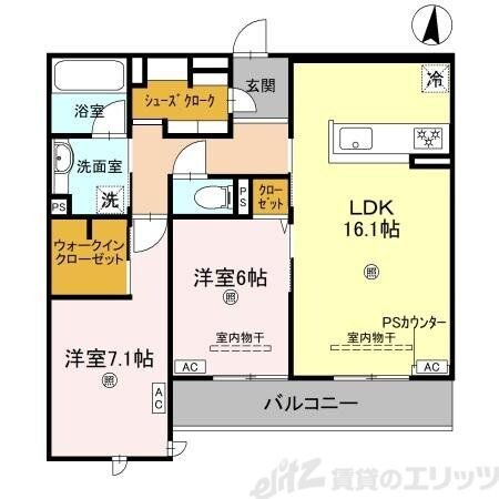 ロンジェヴィータの物件間取画像
