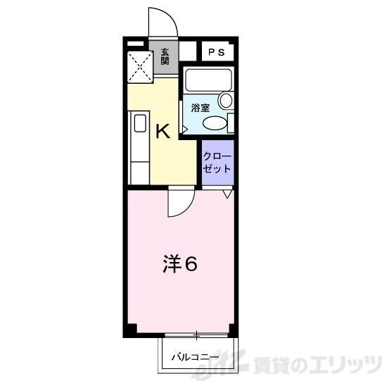 キャッスルミノオの物件間取画像