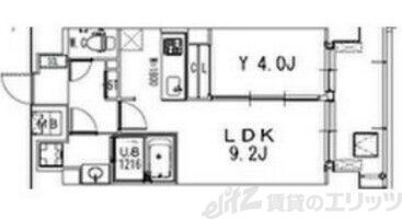 ランドセントラル梅田の物件間取画像