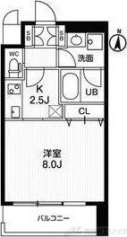 アーバンフラッツ西中島の物件間取画像
