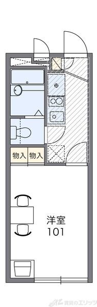 レオパレスTN壱番館の物件間取画像