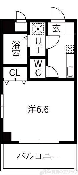 マロット天神橋の物件間取画像
