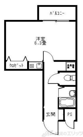 レジデンスSHIIIの物件間取画像