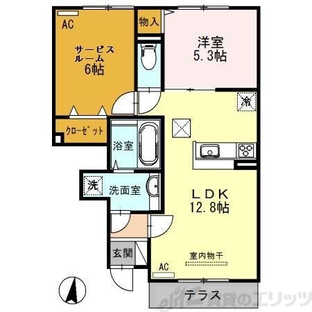 ハピネス桜の物件間取画像