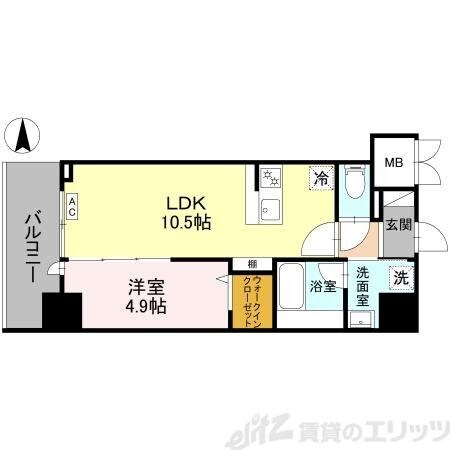 ストーリア茨木の物件間取画像