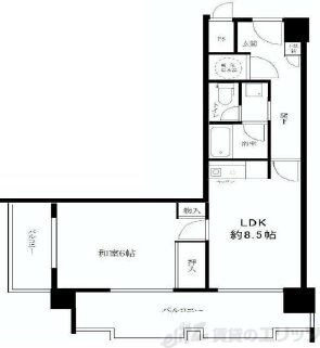 朝日プラザ新大阪の物件間取画像