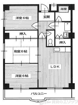ロイヤルハイツ千里の物件間取画像