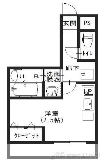 プリエール新大阪サウスの物件間取画像