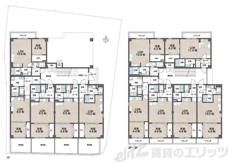 ソリティア茨木の物件間取画像