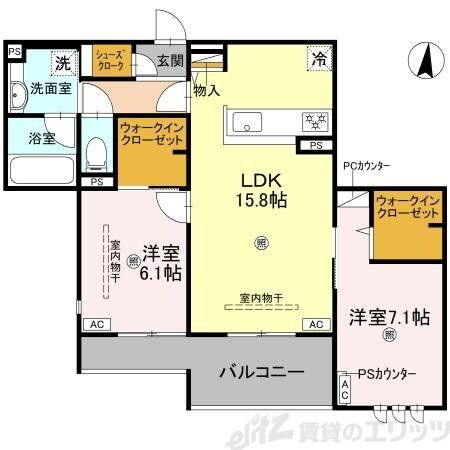 ロンジェヴィータの物件間取画像