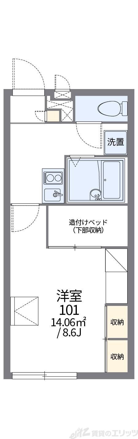 レオパレスビアンコの物件間取画像