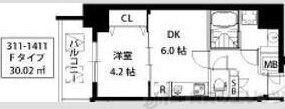S-RESIDENCE江坂の物件間取画像