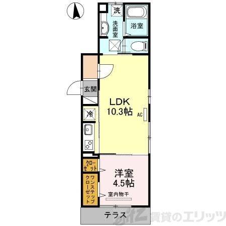 ブライトテラスの物件間取画像