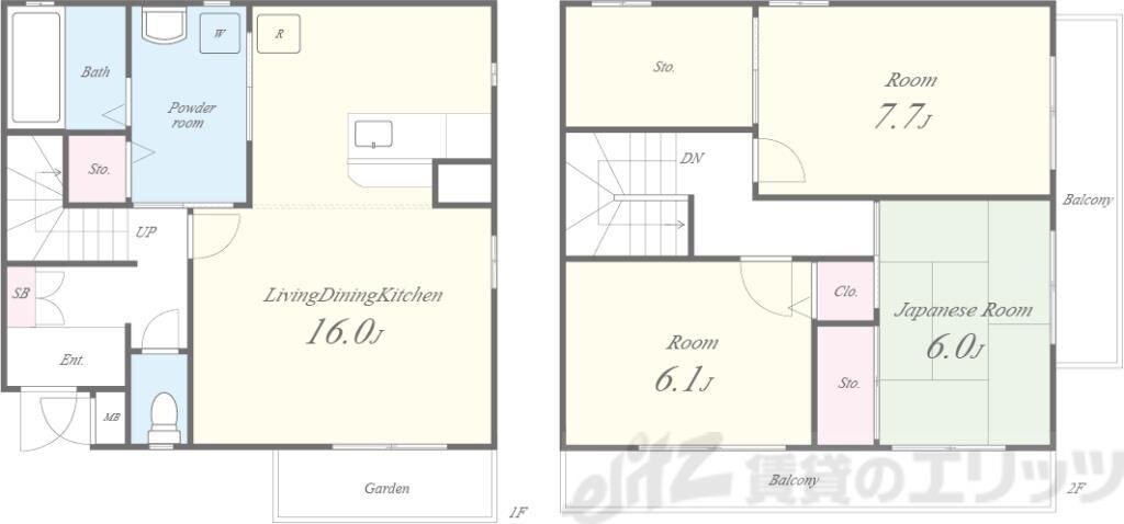 ジュネスト2番館の物件間取画像