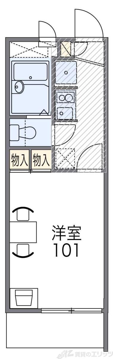 レオパレスコンチェルトの物件間取画像