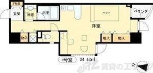 松下善ビルの物件間取画像