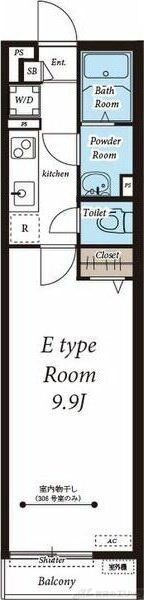 リブリ・摂津庄屋の物件間取画像