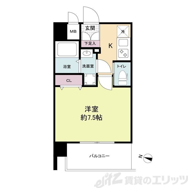 プライマル新大阪の物件間取画像