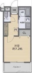 プルメリア東正雀の物件間取画像