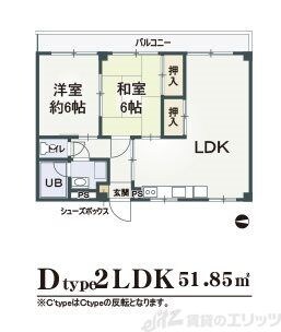 コーポグリーンの物件間取画像
